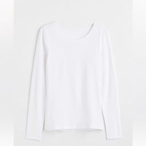 White Long Sleeve Top